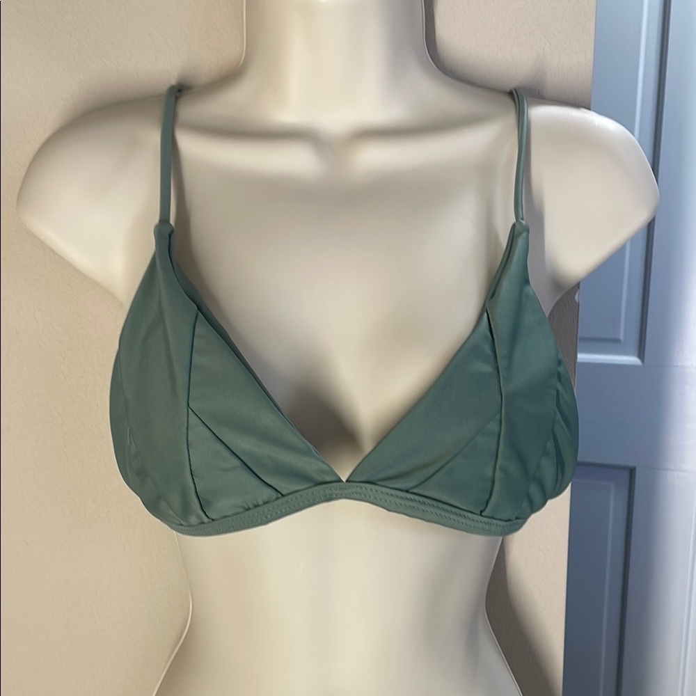 Green bikini top